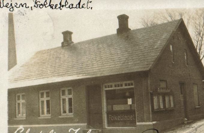 Vi havde Folkebladet i 1940 og halvtresserne. Jeg er glad for at jeg fandt bygningen.