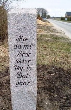 Elizabeth Schöneberg.
Der stod en sten ved Dalgård hvor der stod 