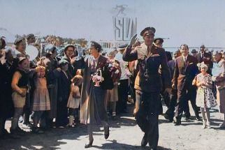 ANDREAS NIELSEN
Sydjydsk Udstilling.
Billedet er fra 1951, hvor man havde Sydjydsk Udstilling.
Dronning Ingrid og Kong Frederik.