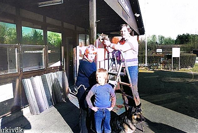 Vejen Campingplads Istandsættelse af kiosken, ved Brombærgangen.