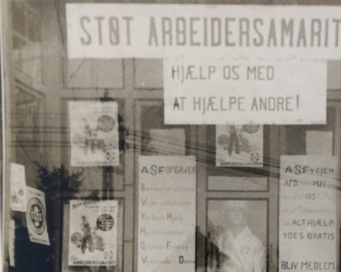 ANDREAS NIELSEN.
Arbejdernes Samaritter forbunds udstilling 1937 Nørregade 2.